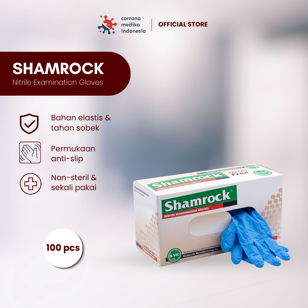Shamrock Nitrile Examination Gloves